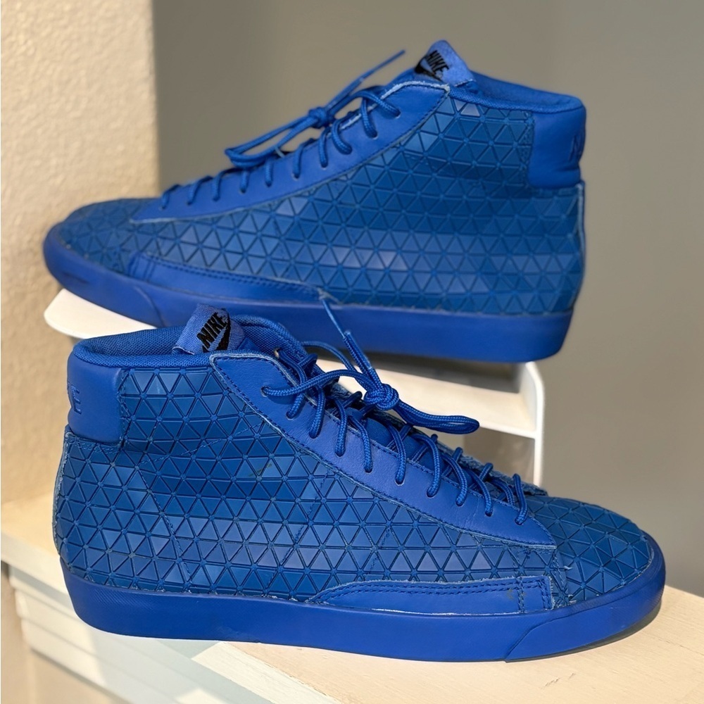 PJ Tucker's Nike Blazer Mid Metric Royal Blue 2015 (744419-400) Men's Size 8